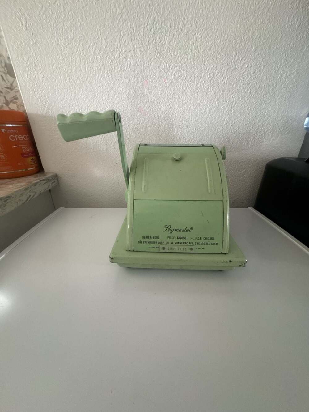 Vintage Paymaster Ribbon Writer Check Protector Machine - Picture 12 of 15